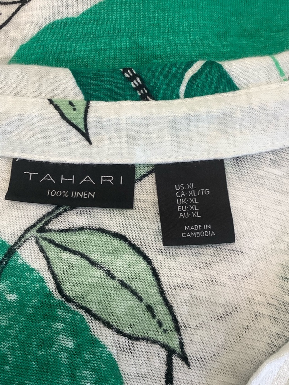 100% Linen Top - Picture 3 of 5